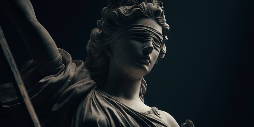 Lady Justice statue representing legal services and attorney referrals