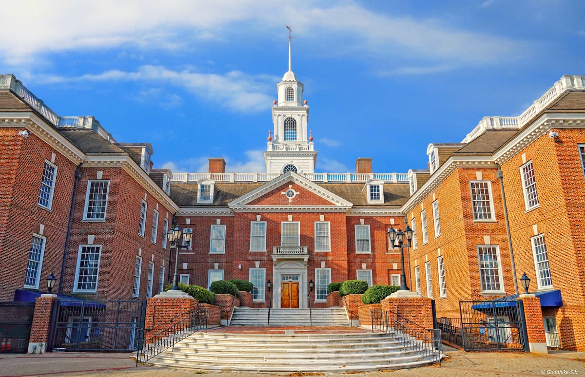 Delaware State House in Dover, Delaware - Historic government building representing our Delaware heritage and commitment to the state